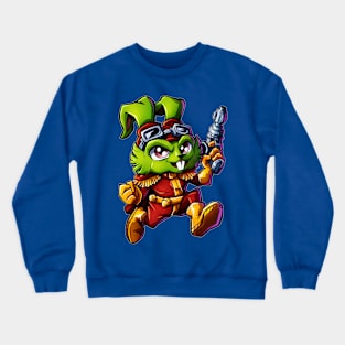 Funky O'Space Rabbit Crewneck Sweatshirt